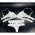 Lace glatt weichen BH und Hipster Panty schwarz BH und Panty sexy Set